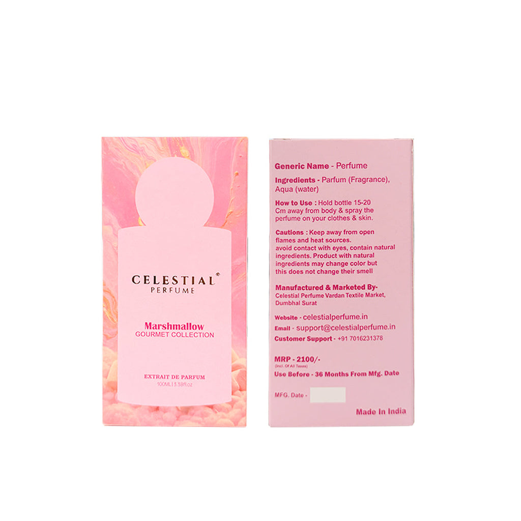 Marshmallow Perfume 100ml - Gourmet Collection